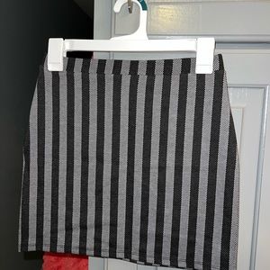 striped skirt